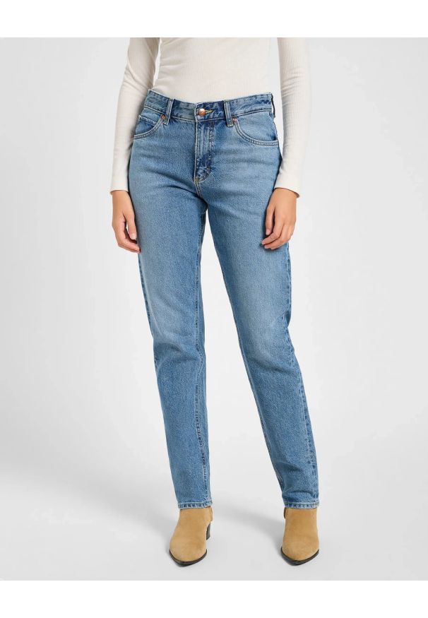 Lee - DAMSKIE SPODNIE LEE RIDER JEANS MODERN MID 112341337