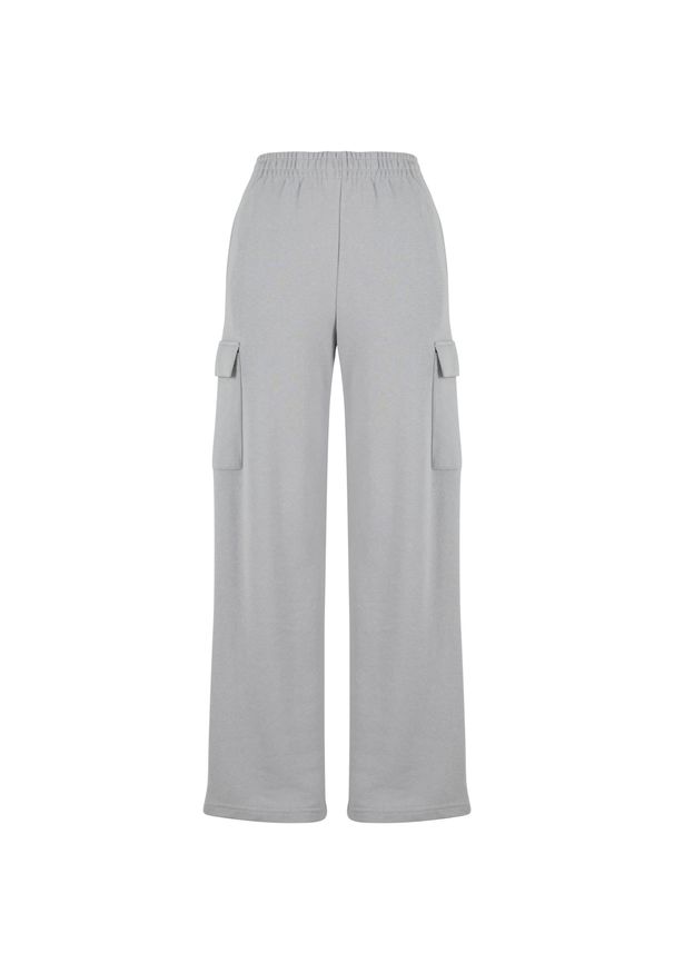 Damskie spodnie dresowe loose fit Urban Classics Light Terry. Kolor: szary. Materiał: dresówka. Długość: długie. Sport: bieganie