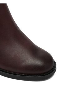 Clarks Botki Chamberly Top 26182864 Bordowy. Kolor: czerwony. Materiał: skóra #4