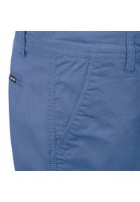 Męskie Szorty, Krótkie Spodenki - Pako Jeans - Niebieskie. Kolor: niebieski. Materiał: bawełna, elastan. Długość: krótkie. Sezon: lato. Styl: klasyczny #4