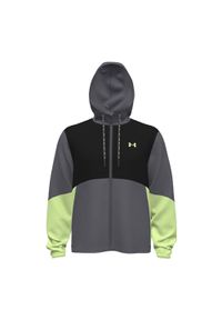 Kurtka treningowa męska Under Armour Legacy Windbreaker. Kolor: szary