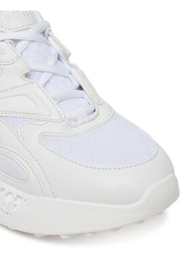 Guess Sneakersy FLTSWA LEA12 Biały. Kolor: biały. Materiał: skóra