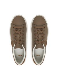 BOSS Sneakersy Kieran 50548277 Brązowy. Kolor: brązowy. Materiał: skóra #3