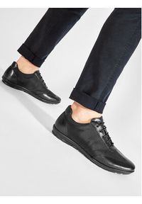 Geox Półbuty U Symbol B U74A5B 01143 C9999 Czarny. Kolor: czarny. Materiał: materiał #3