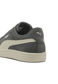 Puma - Sneakersy Smash 3.0 PUMA Cool Dark Gray Warm White. Kolor: szary, biały, wielokolorowy. Materiał: zamsz, materiał. Sport: turystyka piesza, tenis