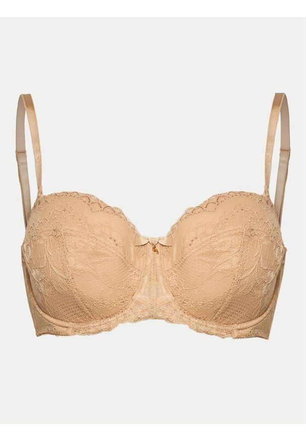 Gossard Biustonosz z fiszbiną Superboost 7707 Beżowy. Kolor: beżowy. Materiał: syntetyk