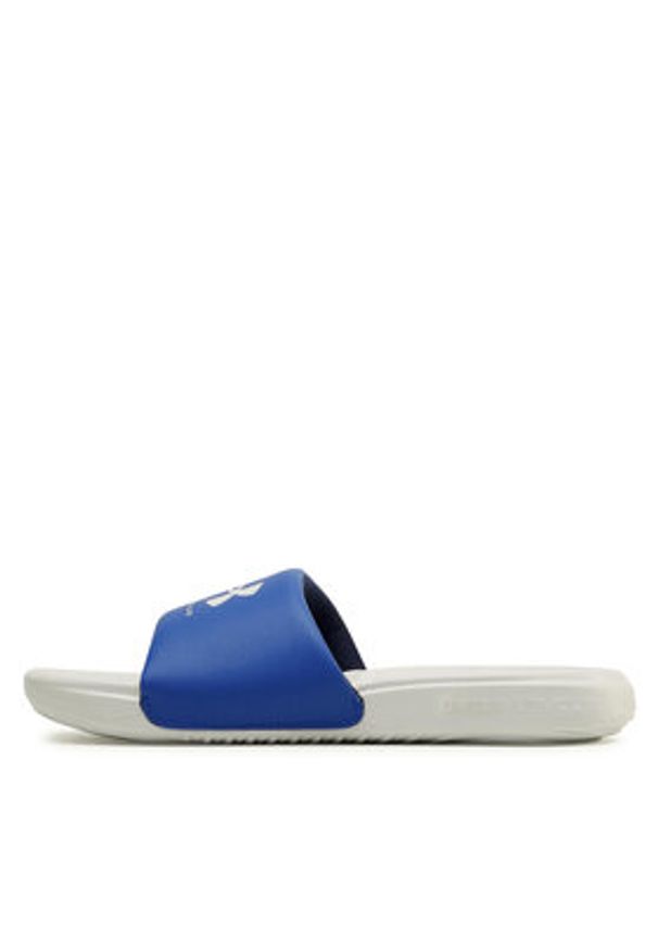 Under Armour Klapki Ua M Ansa Fix Sl 3023761-105 Niebieski. Kolor: niebieski. Materiał: skóra