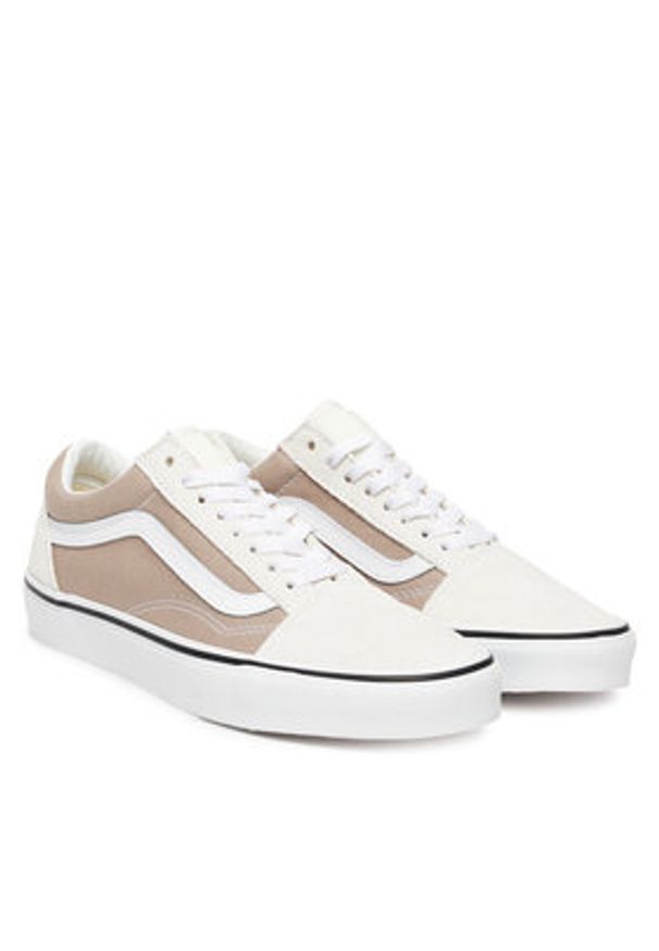 Vans Tenisówki Old Skool VN000D6W7D61 Beżowy. Kolor: beżowy. Materiał: skóra, zamsz