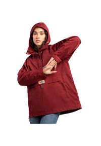 Fjällräven - Kurtka turystyczna damska Fjallraven Vardag Anorak. Kolor: czerwony. Sport: turystyka piesza