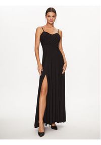 Rinascimento Sukienka wieczorowa CFC0115091003 Czarny Regular Fit. Kolor: czarny. Materiał: syntetyk. Styl: wizytowy #4