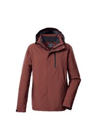 Kurtka z kapturem Killtec KOW 90. Typ kołnierza: kaptur. Kolor: czerwony. Sport: turystyka piesza #1