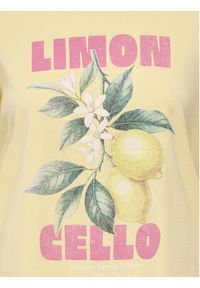 only - ONLY T-Shirt Lucy 15367829 Żółty Regular Fit. Kolor: żółty. Materiał: bawełna #7