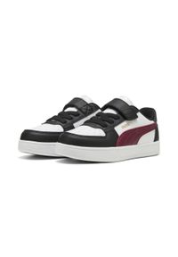 Puma - Dziecięce sneakersy PUMA Caven 2.0 PUMA Black Team Regal Red White. Kolor: czerwony, biały, wielokolorowy, czarny. Sezon: lato. Sport: turystyka piesza