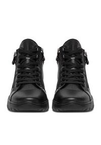 Rieker Trzewiki N1305-00 Czarny. Kolor: czarny. Materiał: skóra #5