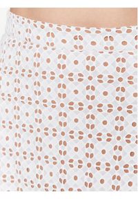 MICHAEL Michael Kors Spódnica midi MS370978BK Biały Regular Fit. Kolor: biały. Materiał: bawełna