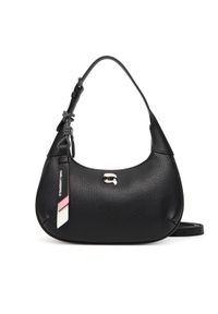 Karl Lagerfeld - KARL LAGERFELD Torebka A3W30107 Czarny. Kolor: czarny. Materiał: skórzane