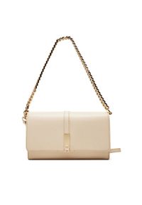 TOMMY HILFIGER - Tommy Hilfiger Torebka Th Heritage Conv Crossover Chain AW0AW17223 Écru. Materiał: skórzane