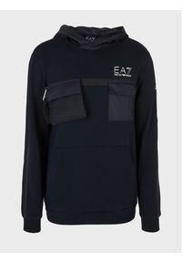 EA7 Emporio Armani Bluza 6RPM88 PJSEZ 1200 Czarny Regular Fit. Kolor: czarny. Materiał: syntetyk #7