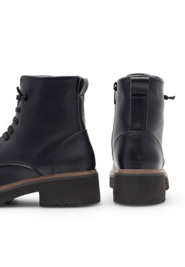 Clara Barson Trzewiki KOLINDA WS2XL001-01 Czarny. Kolor: czarny. Materiał: skóra