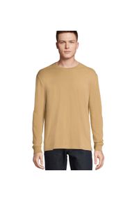SOL'S - Koszulka Z Długim Rękawem Unisex Pioneer Dla Dorosłych. Kolor: beżowy. Długość rękawa: długi rękaw. Długość: długie