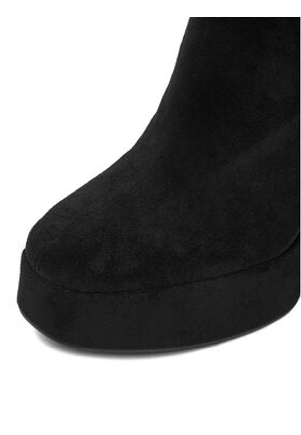 DeeZee Botki CL221013 Czarny. Kolor: czarny. Materiał: materiał