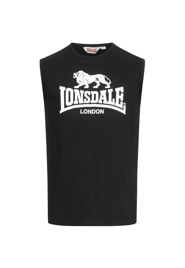 Tank top Lonsdale Regular Fit Clopton. Kolor: czarny, biały, wielokolorowy