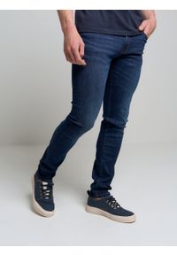 Big-Star - Spodnie jeans męskie Terry Slim 557. Stan: obniżony. Kolor: niebieski #3