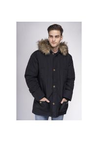 Kurtka zimowa Lonsdale Streetlam. Kolor: czarny. Materiał: puch. Sezon: zima. Sport: turystyka piesza #1