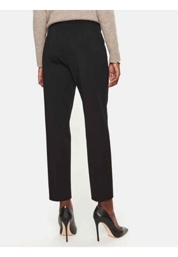 BOSS - Boss Spodnie materiałowe Tilunara 50490056 Czarny Regular Fit. Kolor: czarny. Materiał: wiskoza