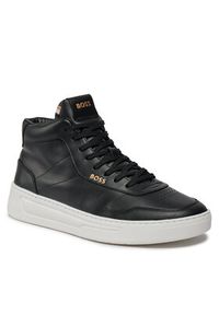 BOSS - Boss Sneakersy Baltimore Hito 50512381 Czarny. Kolor: czarny. Materiał: skóra