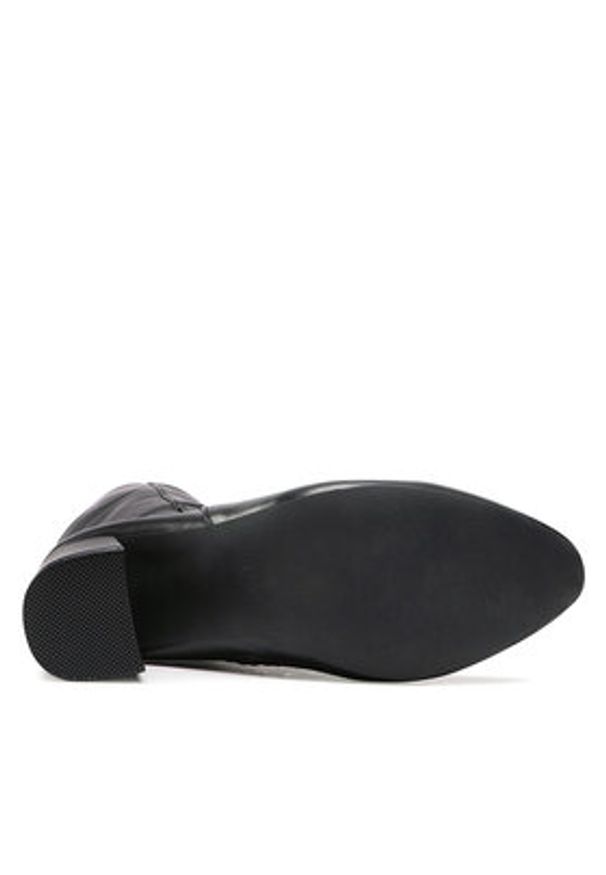 DeeZee Kozaki H190101-01 Czarny. Kolor: czarny. Materiał: skóra