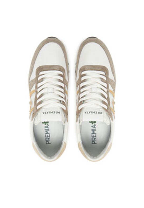 Premiata Sneakersy ERIC VAR 5670 Brązowy. Kolor: brązowy. Materiał: zamsz, skóra