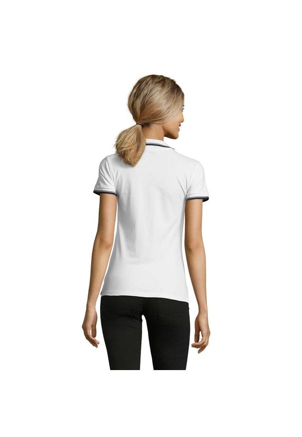 SOL'S - Koszulka Polo Treningowa Dla Kobiet. Typ kołnierza: polo. Kolor: biały