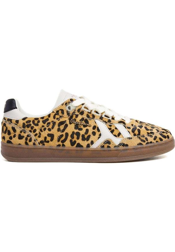 Damskie sneakersy Pepe Jeans Ball Top. Kolor: beżowy