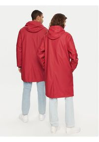 Hunter Kurtka przeciwdeszczowa Andrea HARU0002242 Czerwony Regular Fit. Kolor: czerwony. Materiał: syntetyk #3