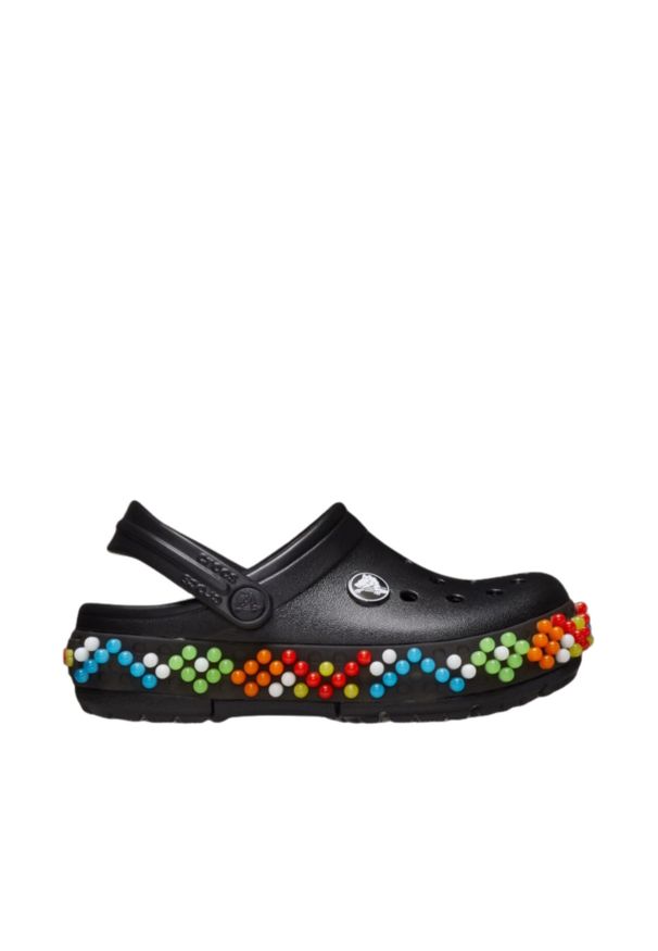 Chodaki dla dzieci Crocs Crocband Colorful Lights Clog. Kolor: czarny, wielokolorowy. Styl: sportowy