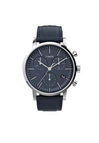 Timex Zegarek Midtown Chronograph TW2V36800 Granatowy. Kolor: niebieski