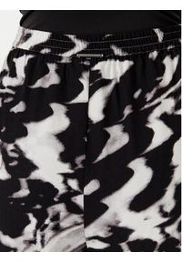Calvin Klein Swimwear Spodnie palazzo KW0KW02823 Czarny Relaxed Fit. Kolor: czarny. Materiał: wiskoza