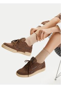 Reebok Sneakersy EO-CLUB C REVENGE VINTAGE II 100244746 Brązowy. Kolor: brązowy. Materiał: skóra, zamsz. Model: Reebok Club #6