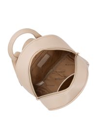 Wittchen - Damski plecak z ekoskóry klasyczny w kwiaty klasyczny. Kolor: beżowy. Materiał: skóra ekologiczna. Wzór: kwiaty. Styl: klasyczny #3