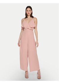 Vila Kombinezon Elke 14093630 Różowy Regular Fit. Kolor: różowy. Materiał: syntetyk #1
