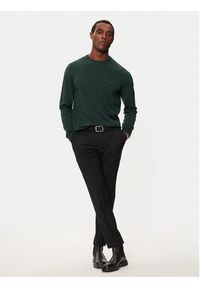 BOSS - Boss Sweter Botto-L 50476364 Zielony Regular Fit. Kolor: zielony. Materiał: wełna