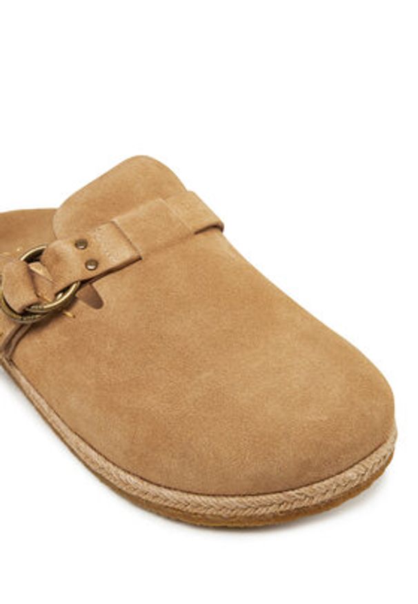 Polo Ralph Lauren Espadryle Turbach 803931273003 Brązowy. Kolor: brązowy. Materiał: zamsz, skóra