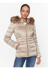 Marciano Guess Kurtka przejściowa Mariah 3BGL18 9620Z Beżowy Slim Fit. Kolor: beżowy. Materiał: syntetyk
