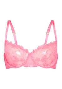 Guess Biustonosz z fiszbiną O5GC15 KCQC0 Różowy. Kolor: różowy. Materiał: syntetyk