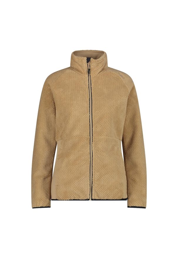 Kurtka damska CMP High Loft. Kolor: czarny, brązowy, wielokolorowy. Materiał: polar