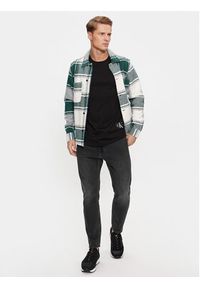 Calvin Klein Jeans T-Shirt J30J323482 Czarny Regular Fit. Kolor: czarny. Materiał: bawełna