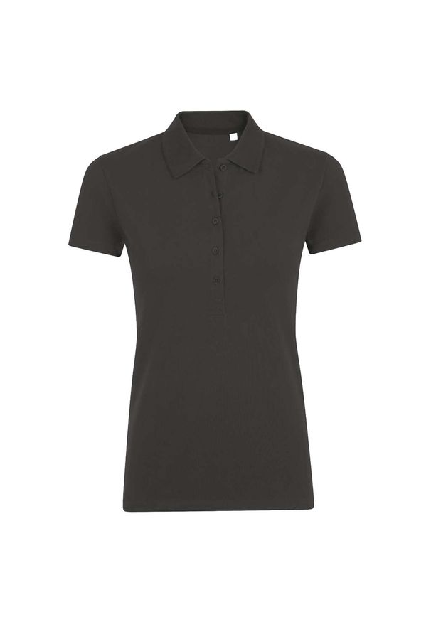 SOL'S - Damska Koszulka Polo Phoenix Melange. Typ kołnierza: polo. Kolor: wielokolorowy, szary, brązowy