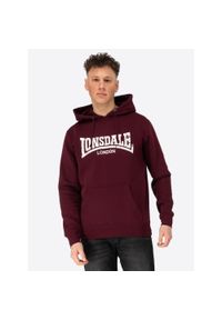 Bluza z kapturem Lonsdale Wolterton. Typ kołnierza: kaptur. Kolor: czerwony, biały, wielokolorowy. Materiał: materiał #1