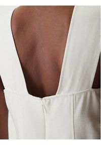 Calvin Klein Top LV044F108G Écru Regular Fit. Kolor: kremowy. Materiał: wiskoza #4